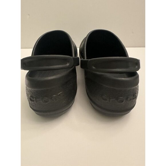 Crocs Women’s Mercy Work Clogs | Slip Resistant Work Shoes Women’s 10 Black - Picture 2 of 4